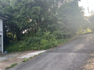 キャンプ用地（売地）菰野町大字根の平 公簿122.51坪 車両進入可 現況山林