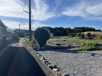 住宅用地（売地）藤原町川合 公簿138.84坪 要農地法手続 広々お土地